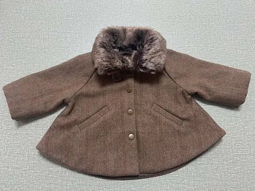 Tweed Cape-Style Jacket