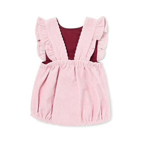 Pink Corduroy Romper
