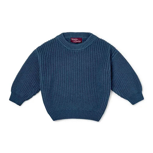 Chunky cotton jumper clearance