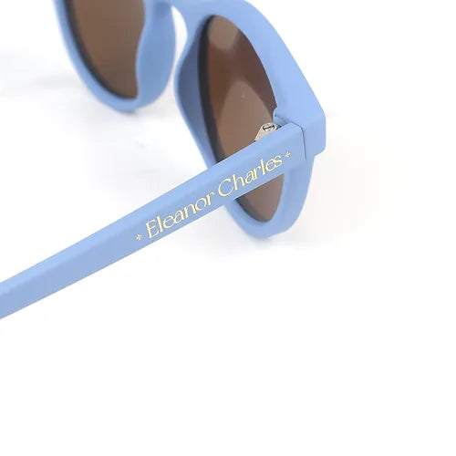 Matt Steel Blue Polarised UV400 Sunglasses