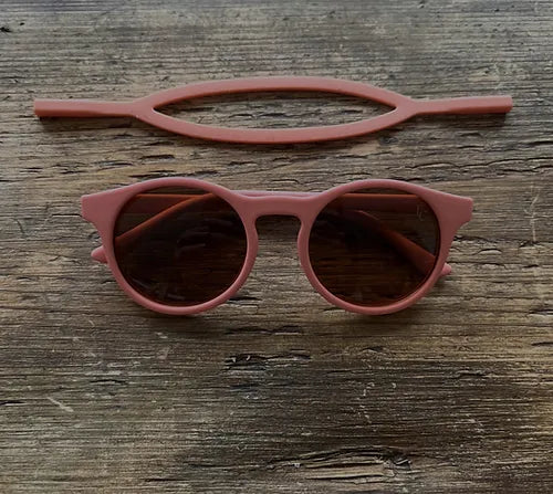 Matt Pink Polarised UV400 Sunglasses