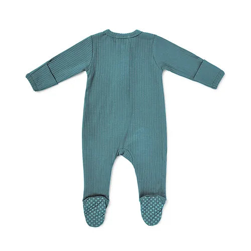 Organic Cotton Ribbed Sleepsuit