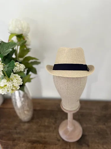 Trilby style summer hat