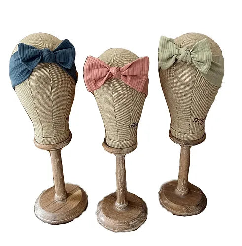 Organic Cotton Stretch Bow Headband