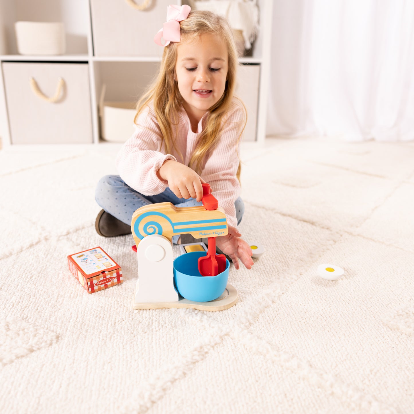 Melissa & Doug Wooden Make-A-Cake Play Set