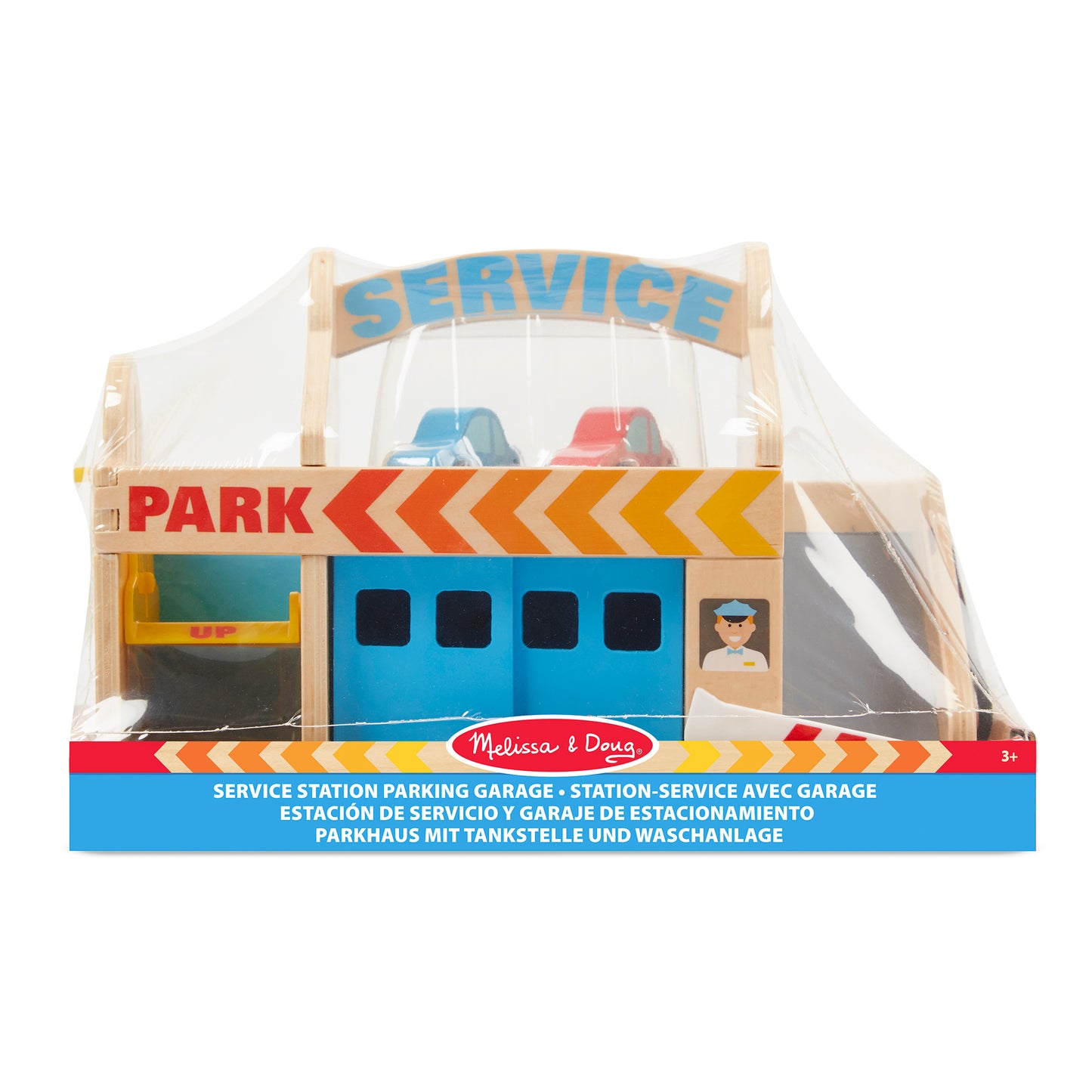 Melissa & Doug Service Station Parking Garage