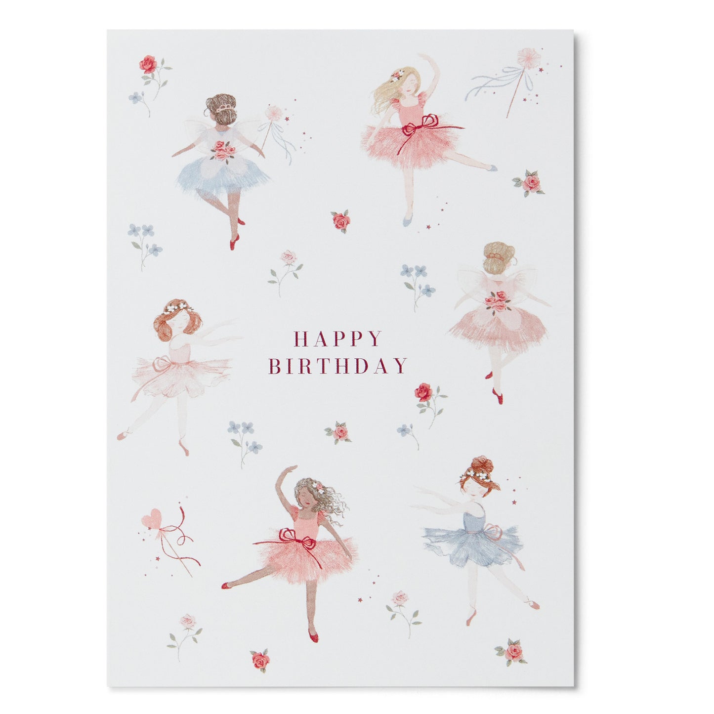 Happy Birthday Ballerina Greeting Card