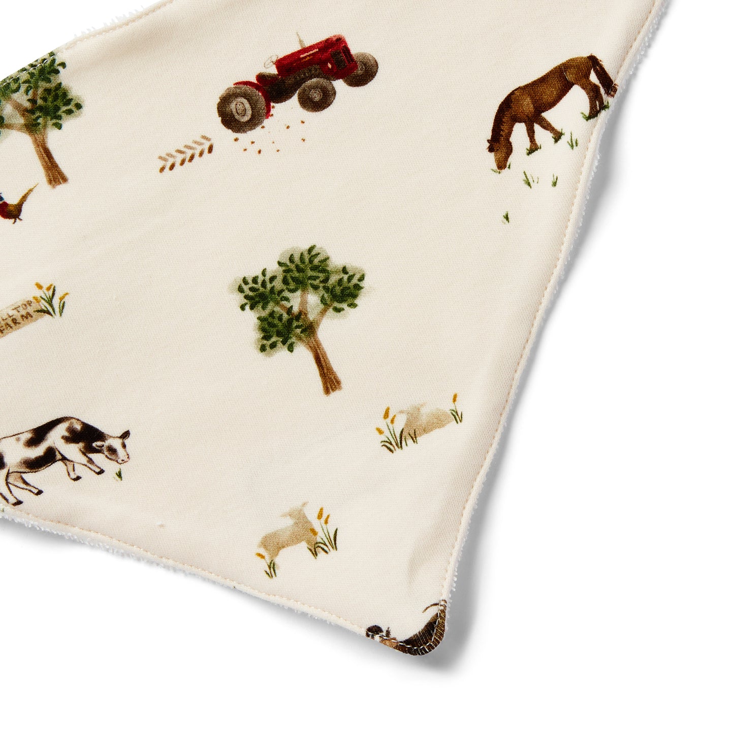 On The Farm Print Bib