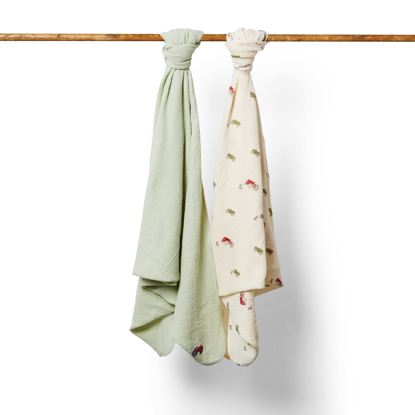On The Farm Swaddles - 2 pack