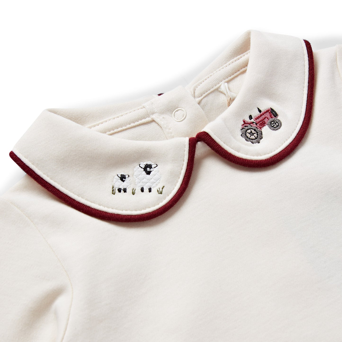 The Embroidered On The Farm Bodysuit Wholesale