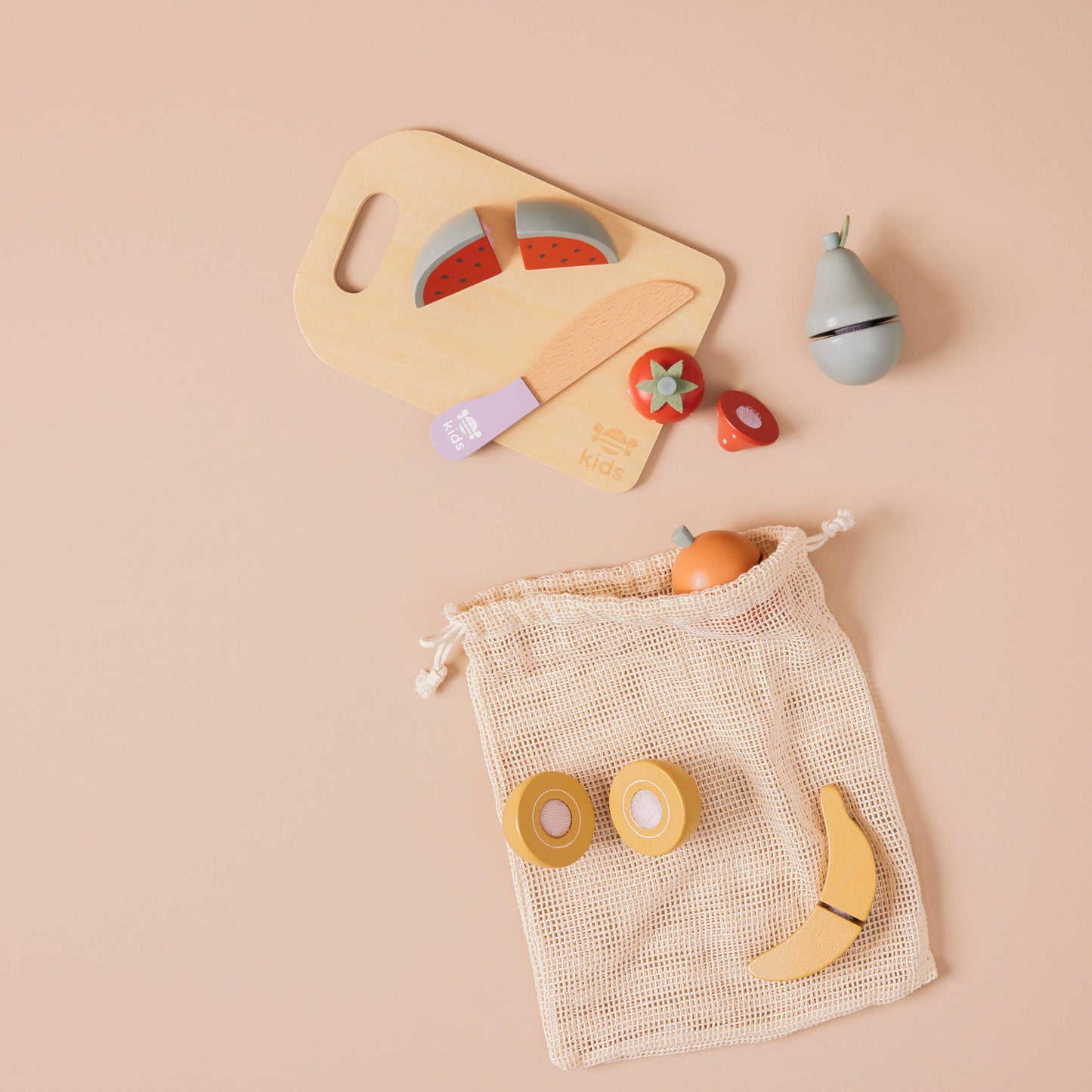 Just Bee Kids Wooden Food Playset (FSC)