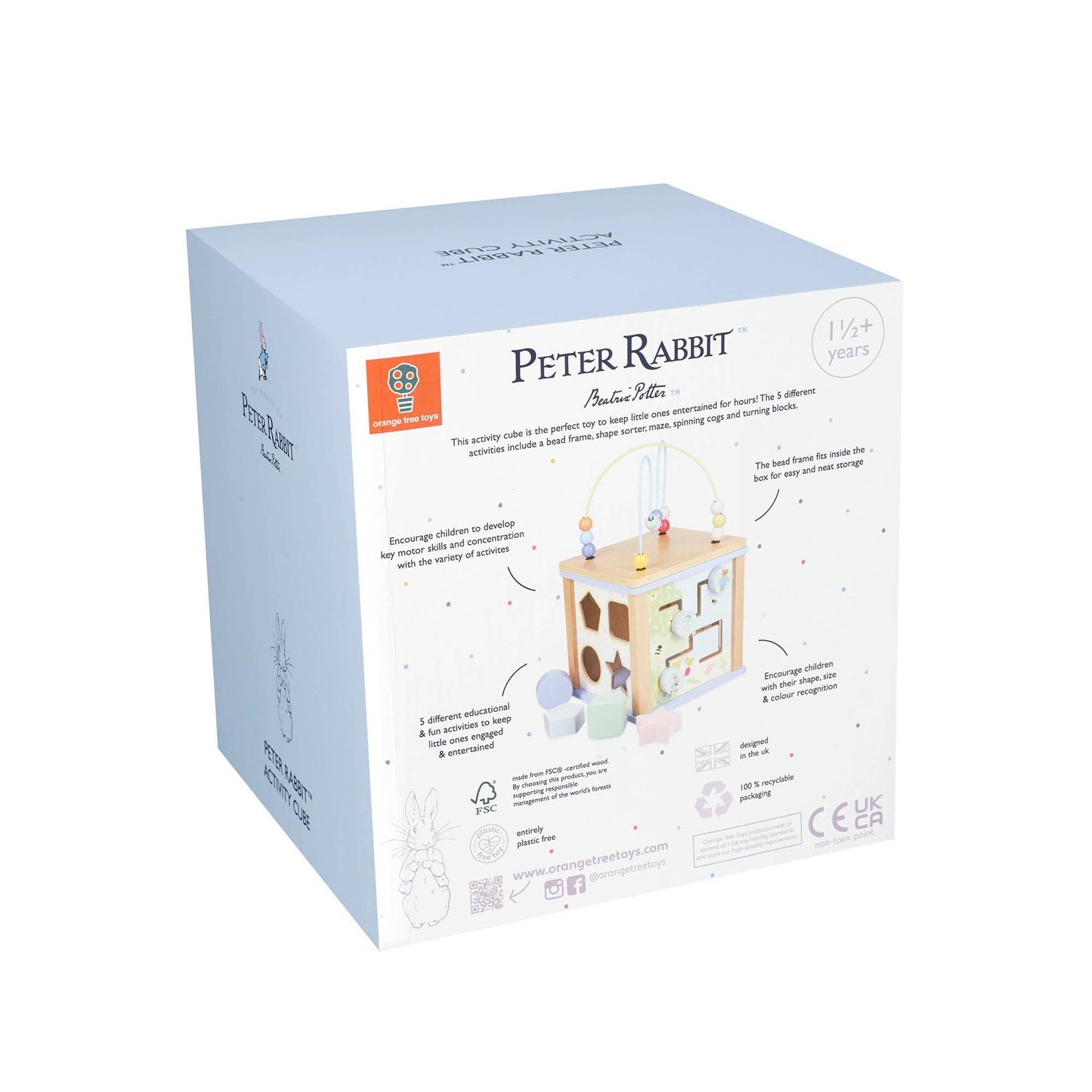 Peter Rabbit™ Wooden Activity Cube