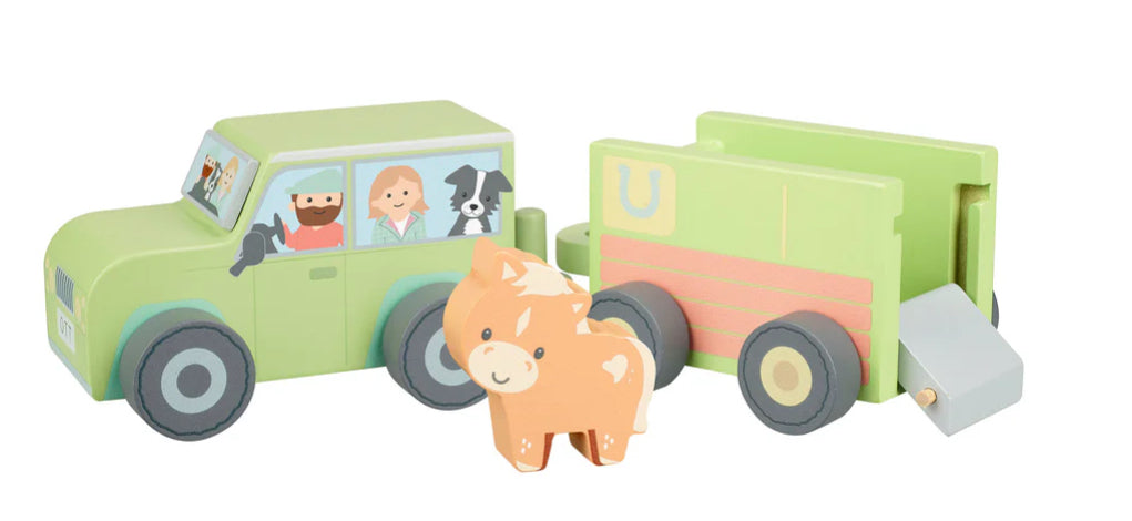 Orange Tree Toys Farm 4x4 & Horse Box