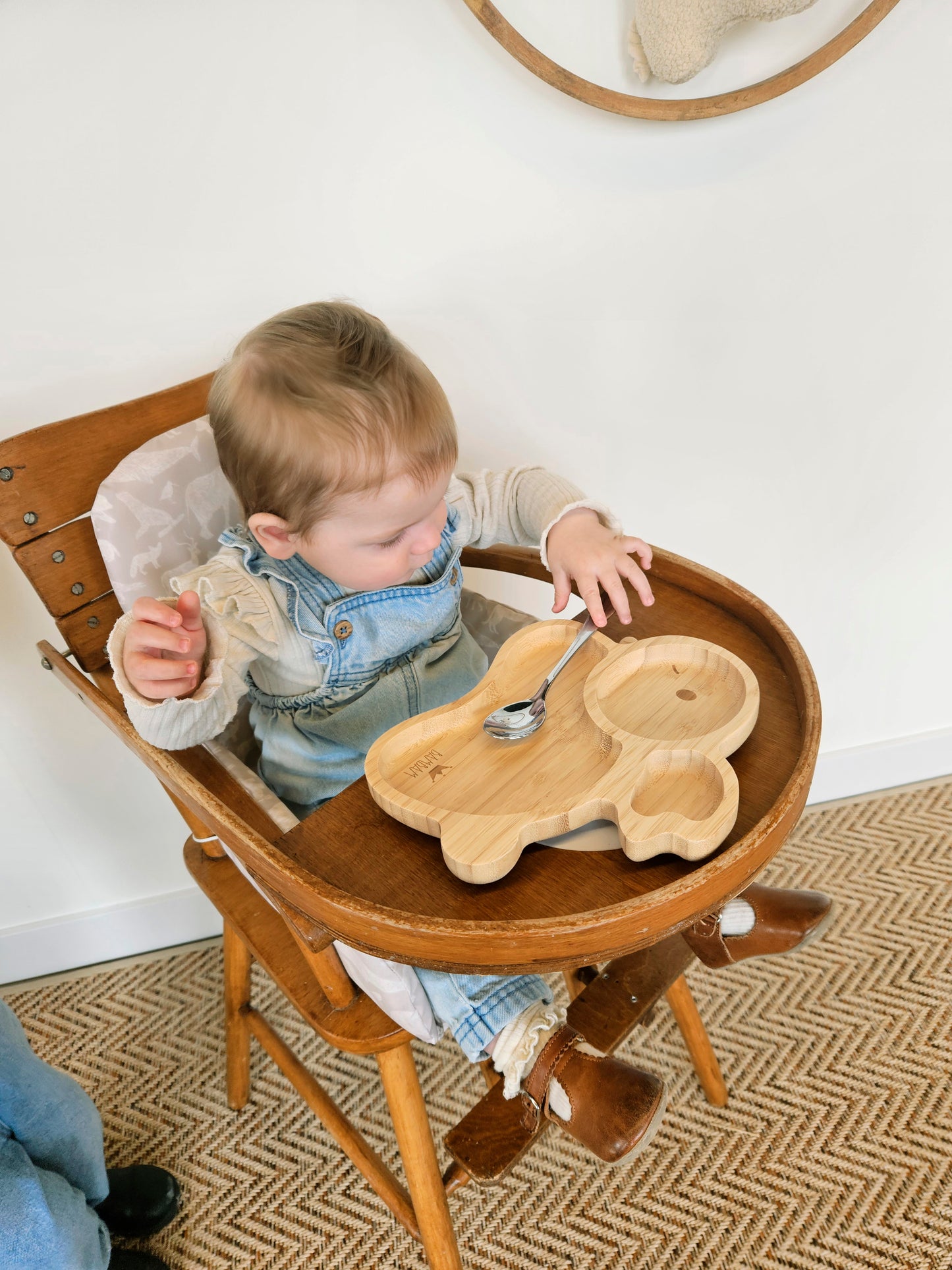 Bam Bam Bamboo Rabbit Plate