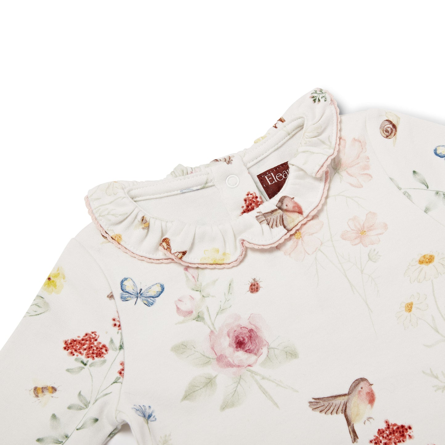 English Garden Print Frill Bodysuit
