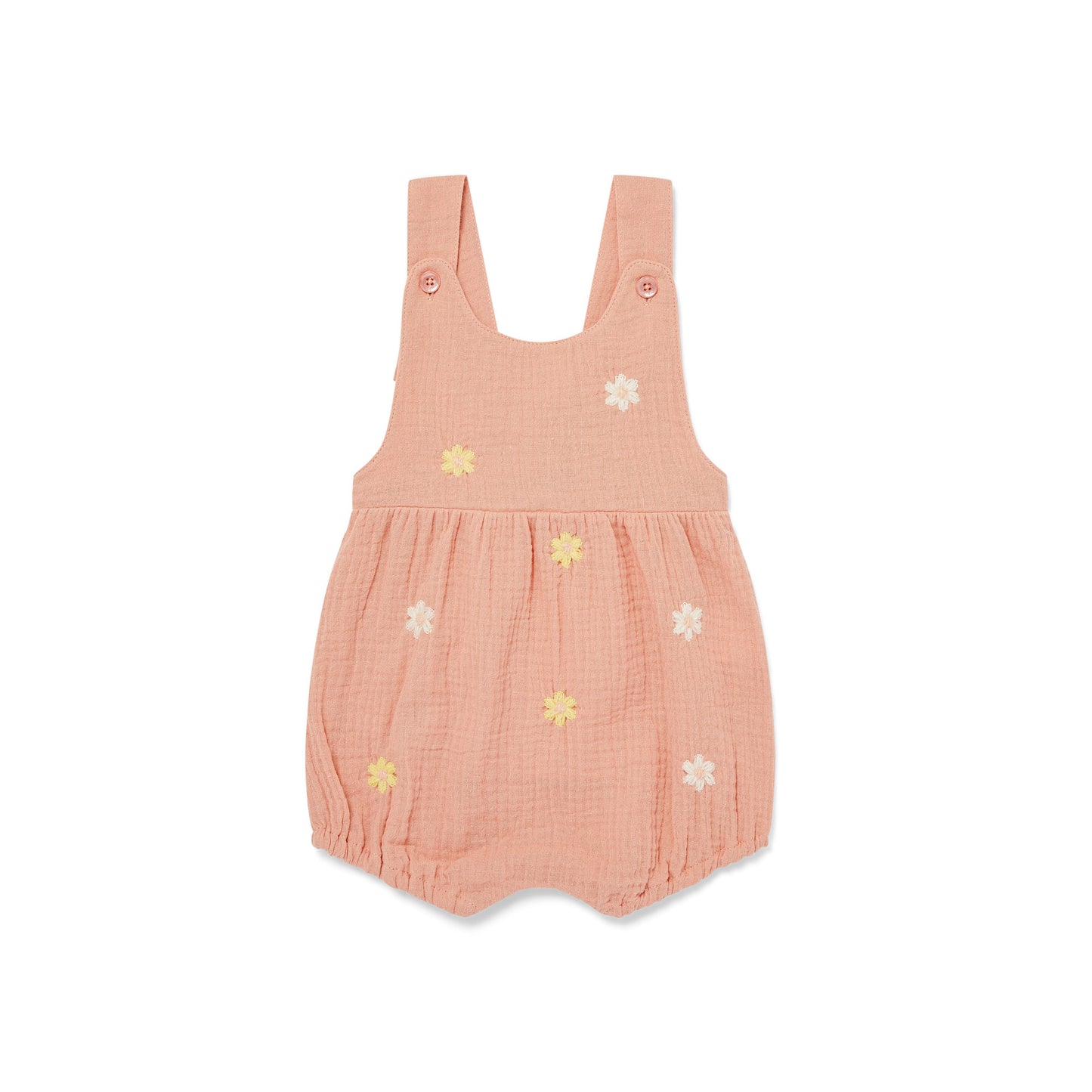 The Embroidered Flower Romper