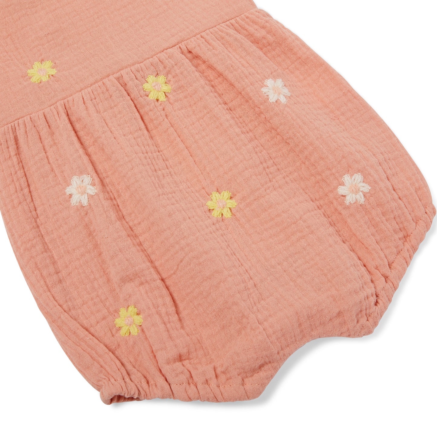 The Embroidered Flower Romper