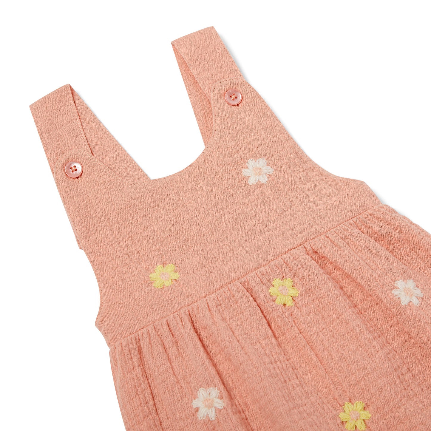 The Embroidered Flower Romper