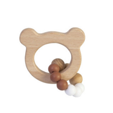BamBam Wooden Bear Teether