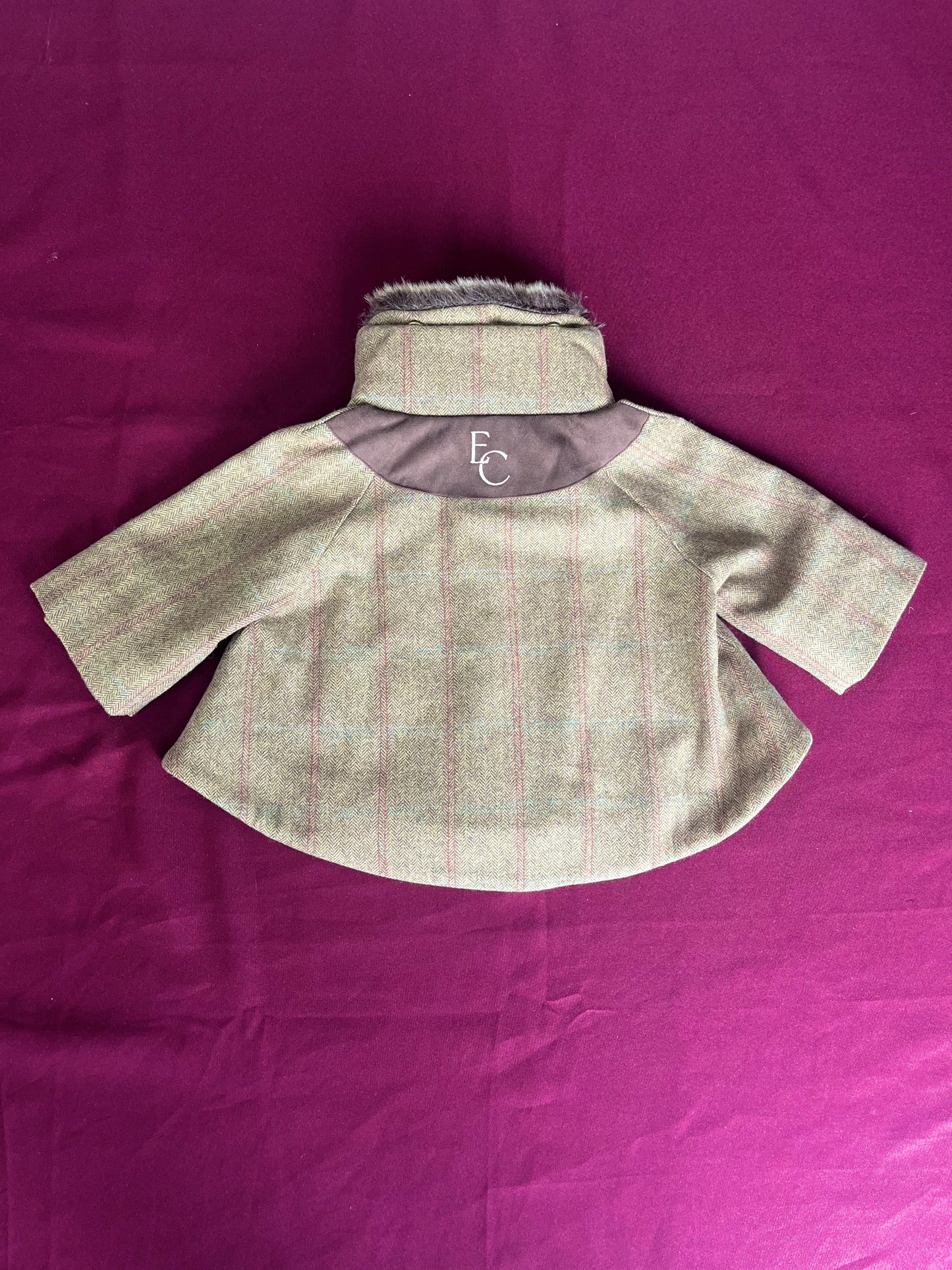 Second Hand Tweed Cape 6 - 12 Months Grade A