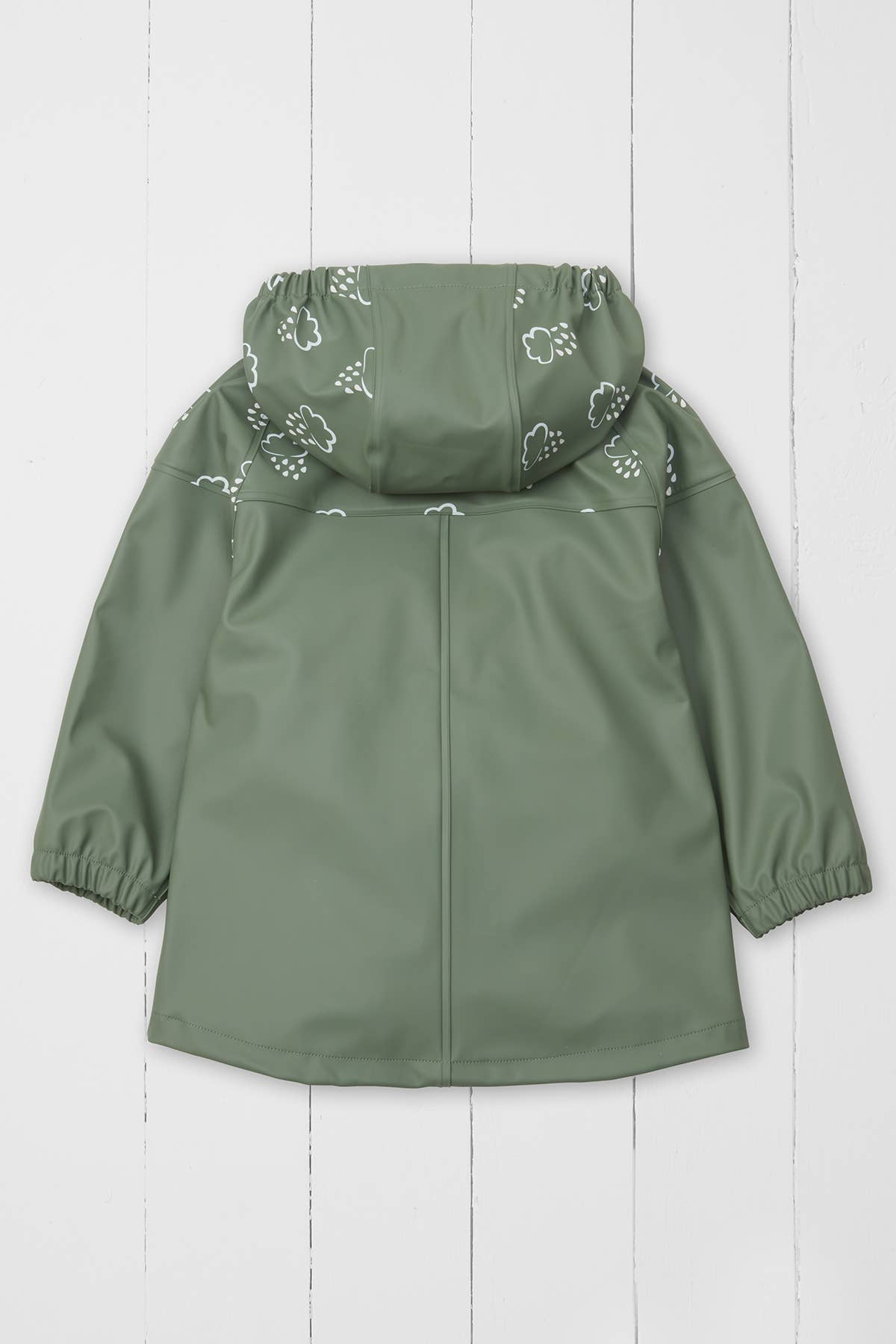 Khaki Colour Changing Kids Rain Jacket