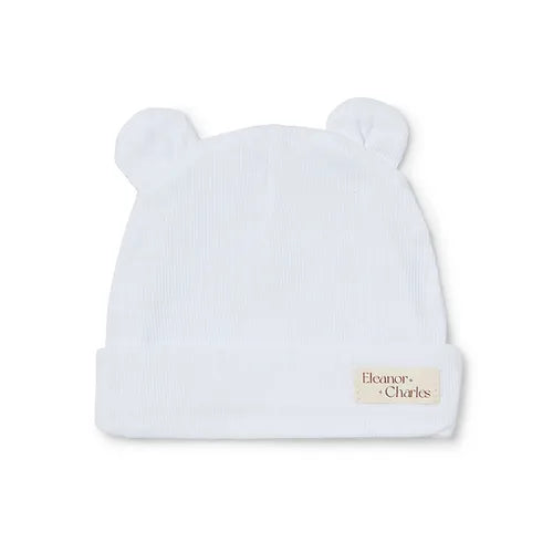 Organic Cotton Ribbed Newborn Hats