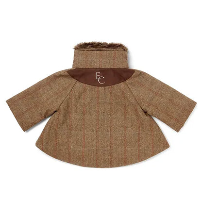 Tweed Cape-Style Jacket