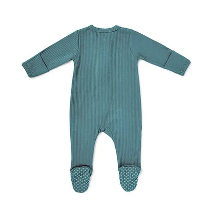 Organic Cotton Ribbed Sleepsuit