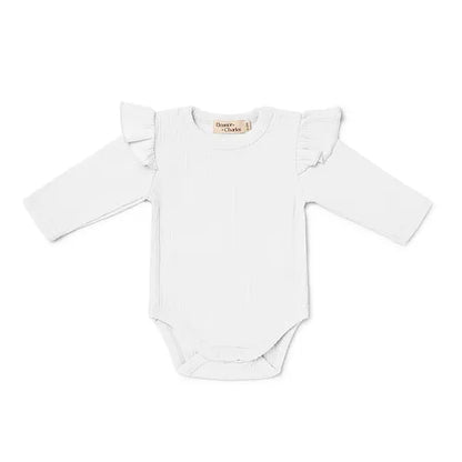 Organic Cotton Frill Bodysuit