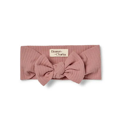 Organic Cotton Stretch Bow Headband