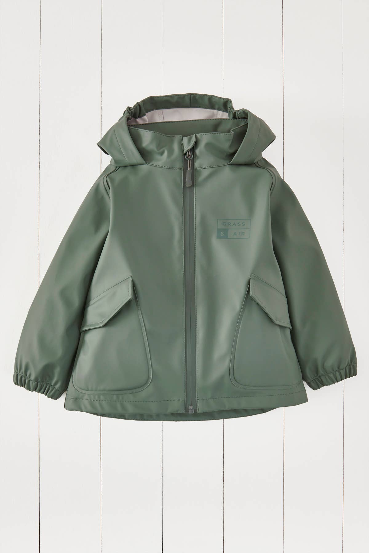Khaki Kids Rain Jacket