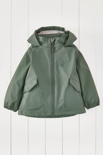 Khaki Kids Rain Jacket