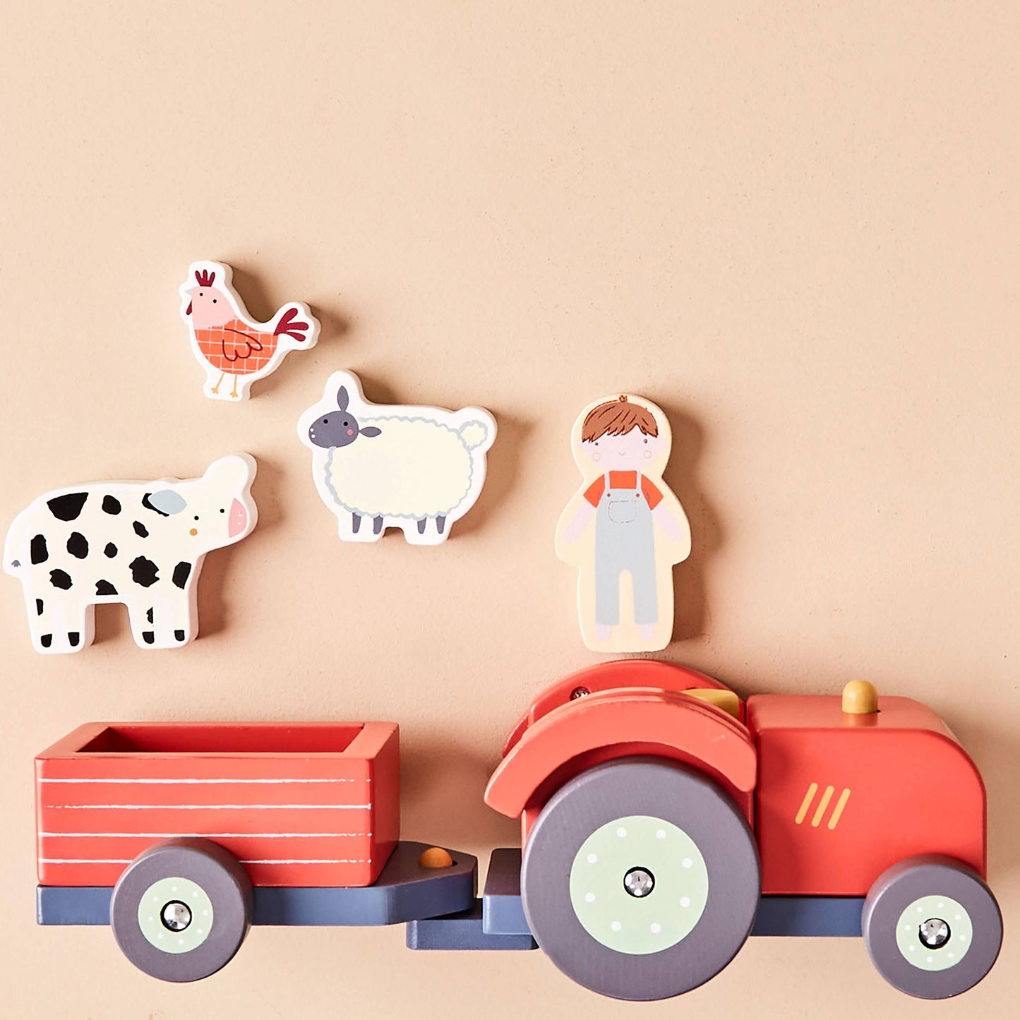 Just Bee Kids Wooden Tractor Toy FSC®