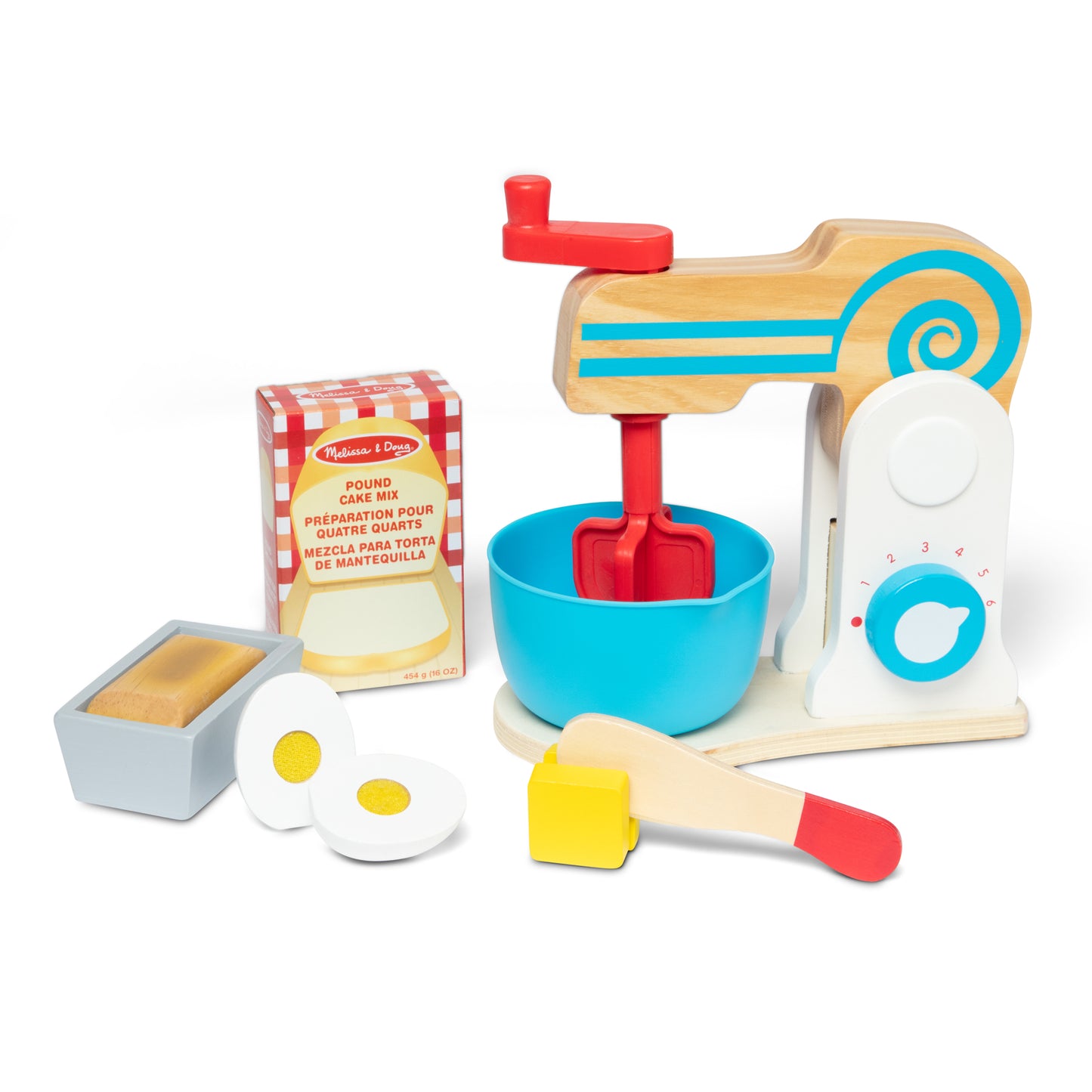 Melissa & Doug Wooden Make-A-Cake Play Set