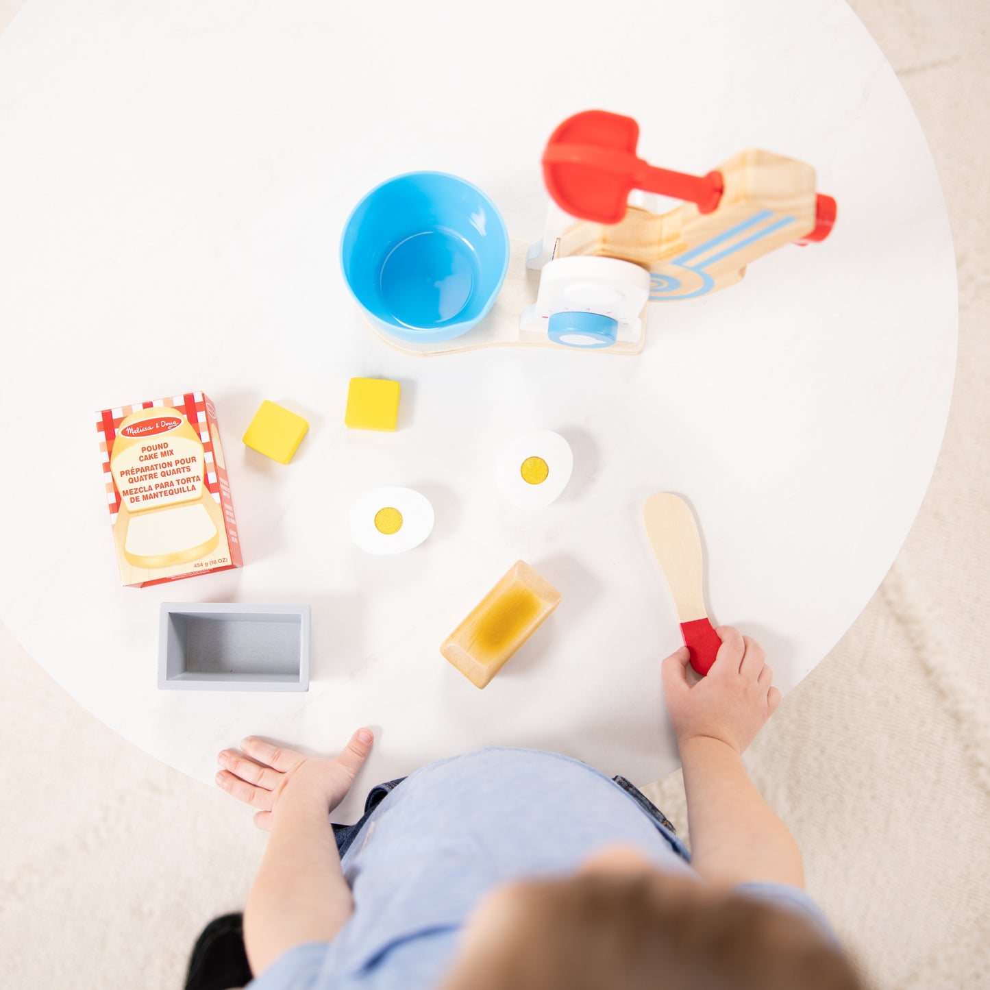 Melissa & Doug Wooden Make-A-Cake Play Set