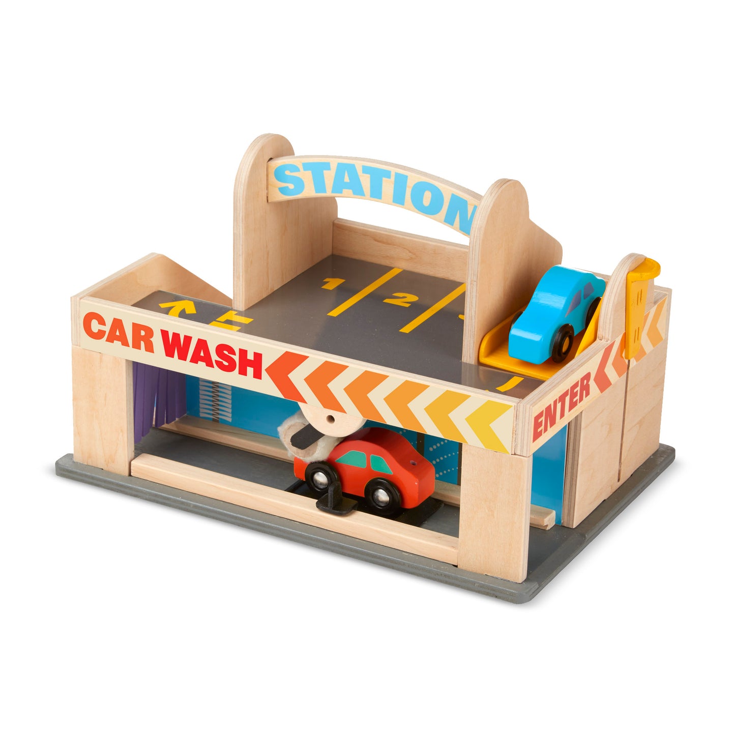 Melissa & Doug Service Station Parking Garage