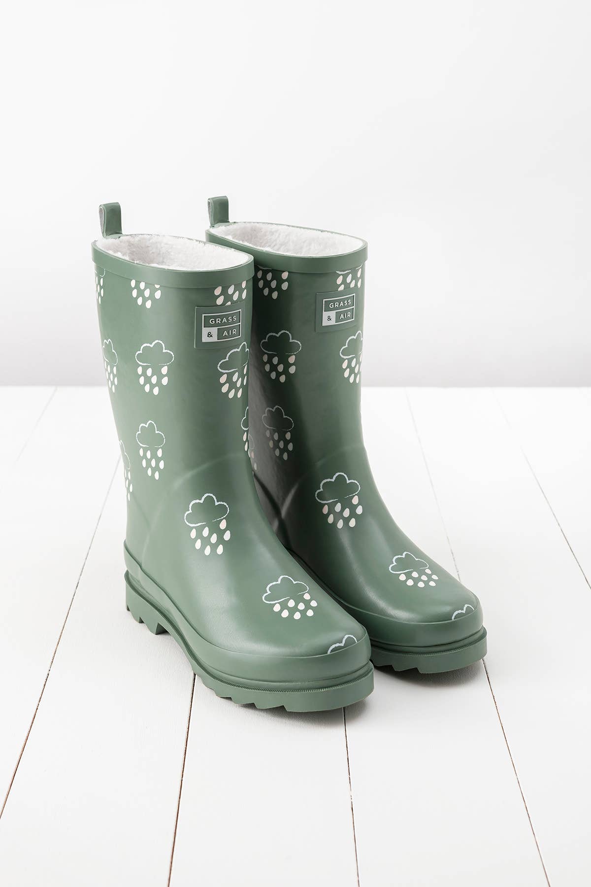 Khaki Adult Colour-Changing Winter Wellies