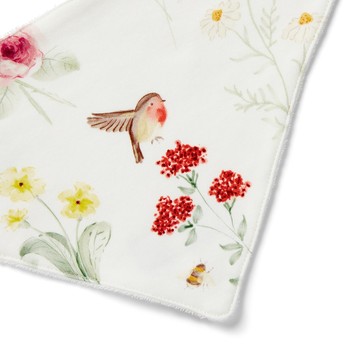 English Garden Print Bib