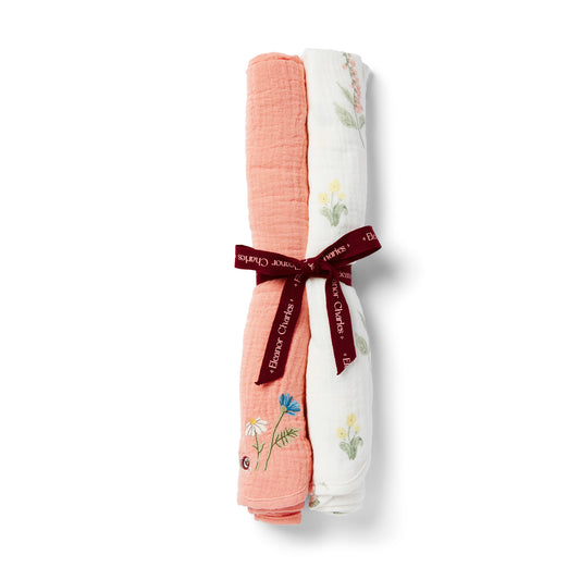 The English Garden Collection Muslins - 2 pack