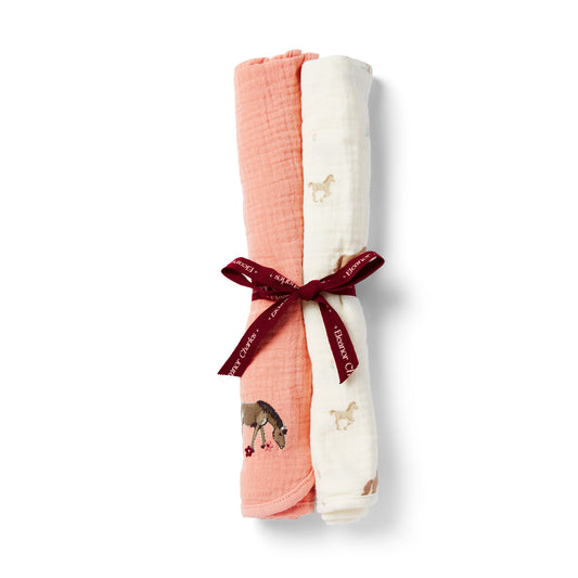 The Pony Collection Muslins - 2 pack