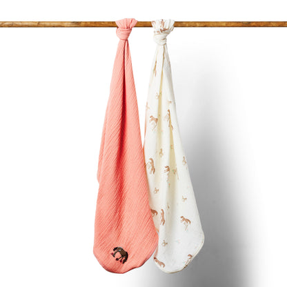 The Pony Collection Muslins - 2 pack