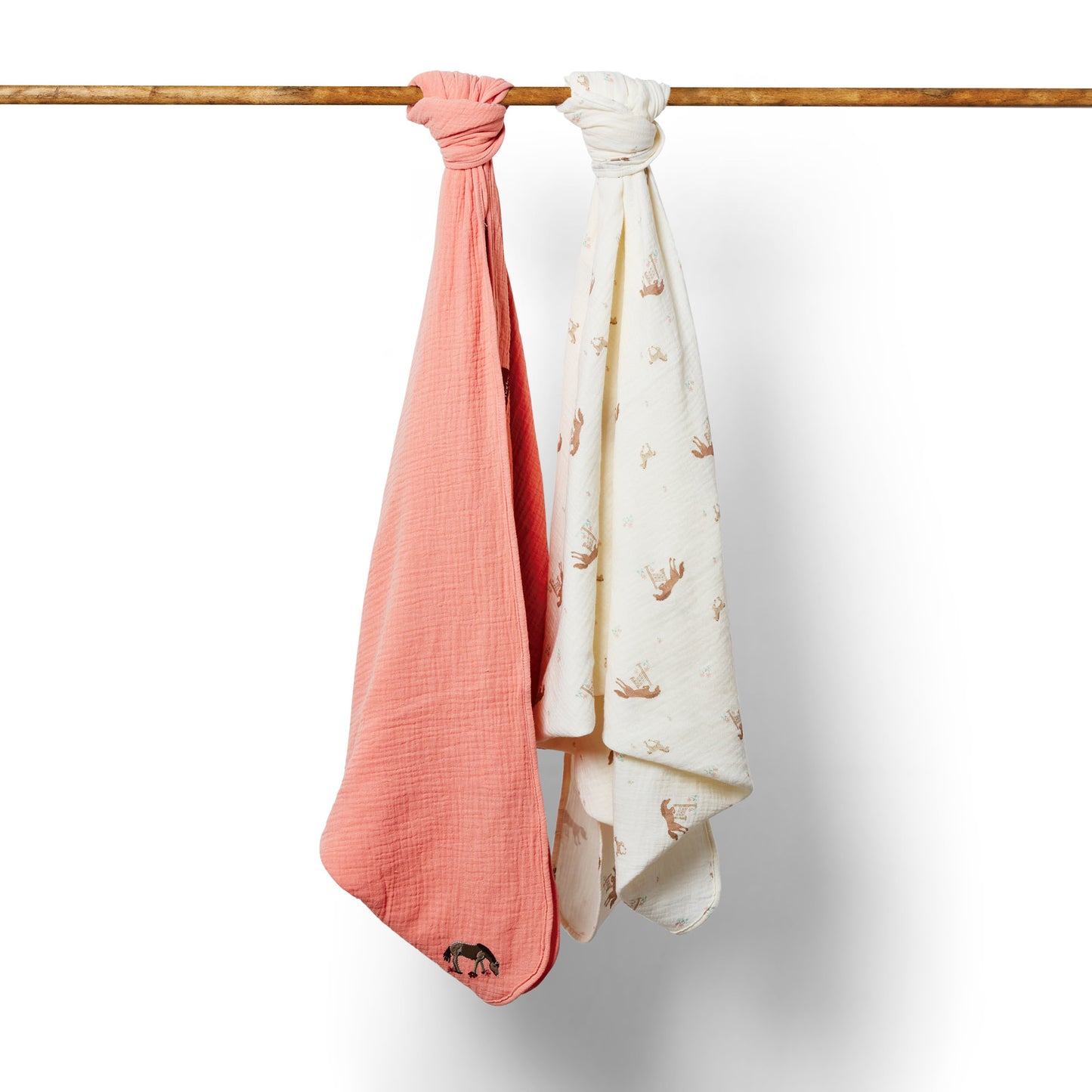 The Pony Collection Swaddles - 2 pack