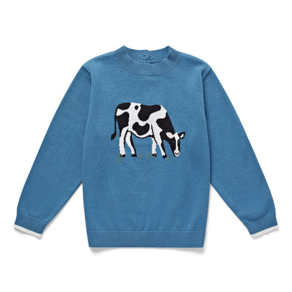 The Cow Intarsia Jumper (Wholesale)