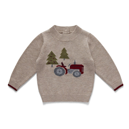 The Tractor Intarsia Jumper