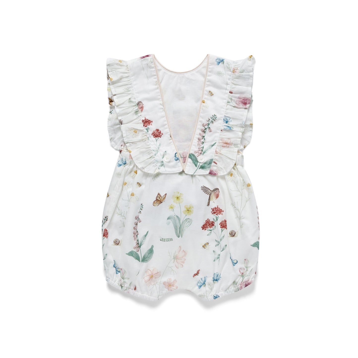 English Garden Smocked Romper