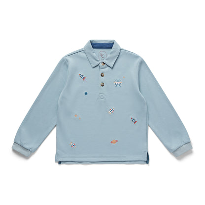 In The Stars Embroidered Polo Shirt Wholesale
