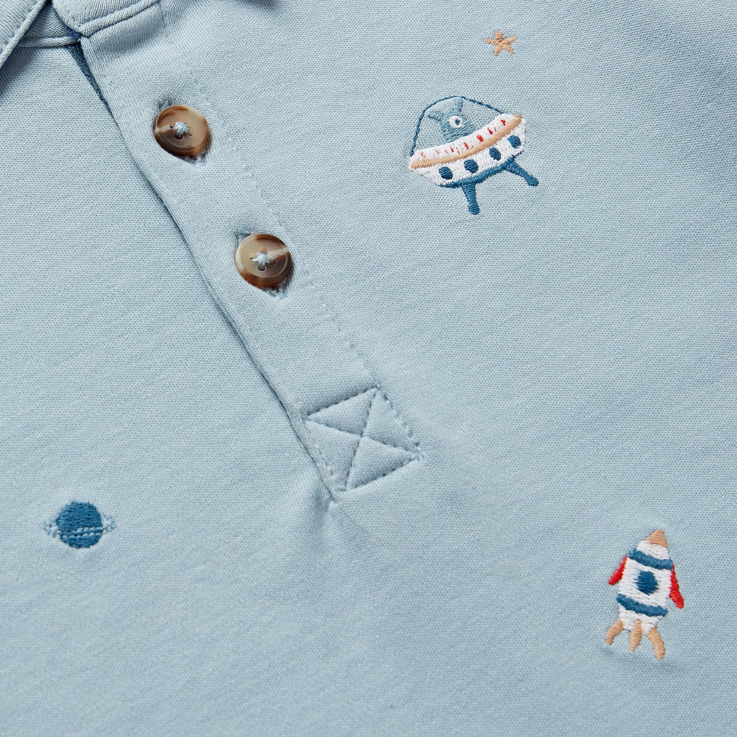 In The Stars Embroidered Polo Shirt Wholesale