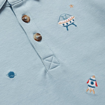 In The Stars Embroidered Polo Shirt Wholesale