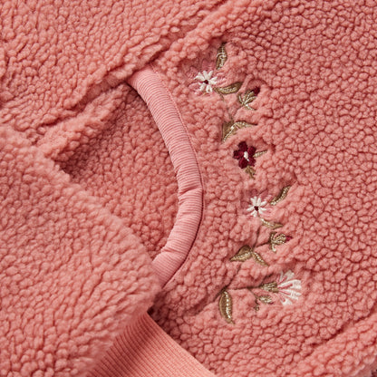The Horseshoe Floral Sherpa Half-Zip Jumper