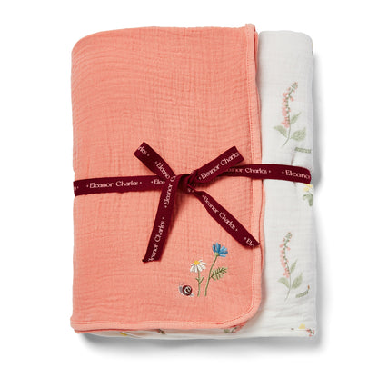 The English Garden Collection Swaddles - 2 pack